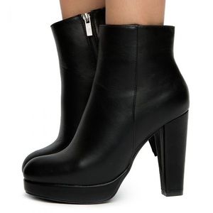Bamboo Black Bootie